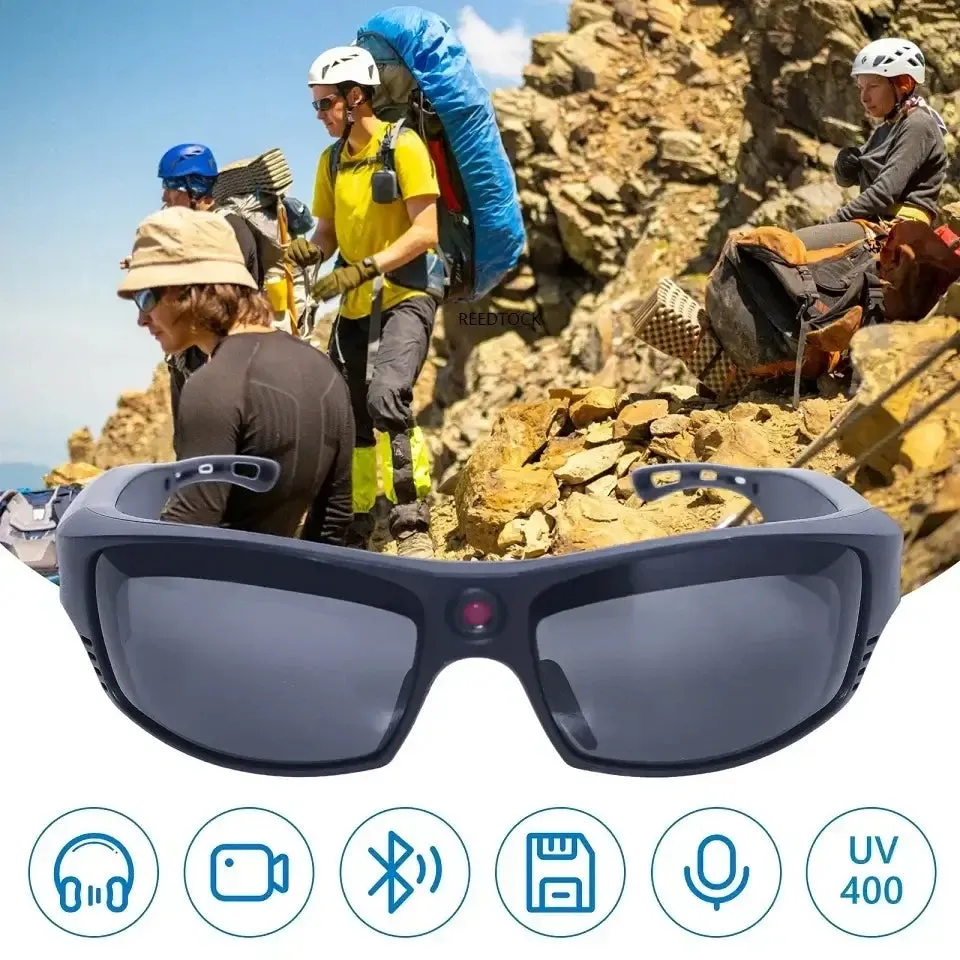 1080P Mini Camera Video Glasses Recording Sport Sunglasses with