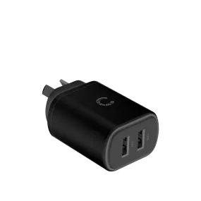 12W USB-A Dual Port Wall Charger