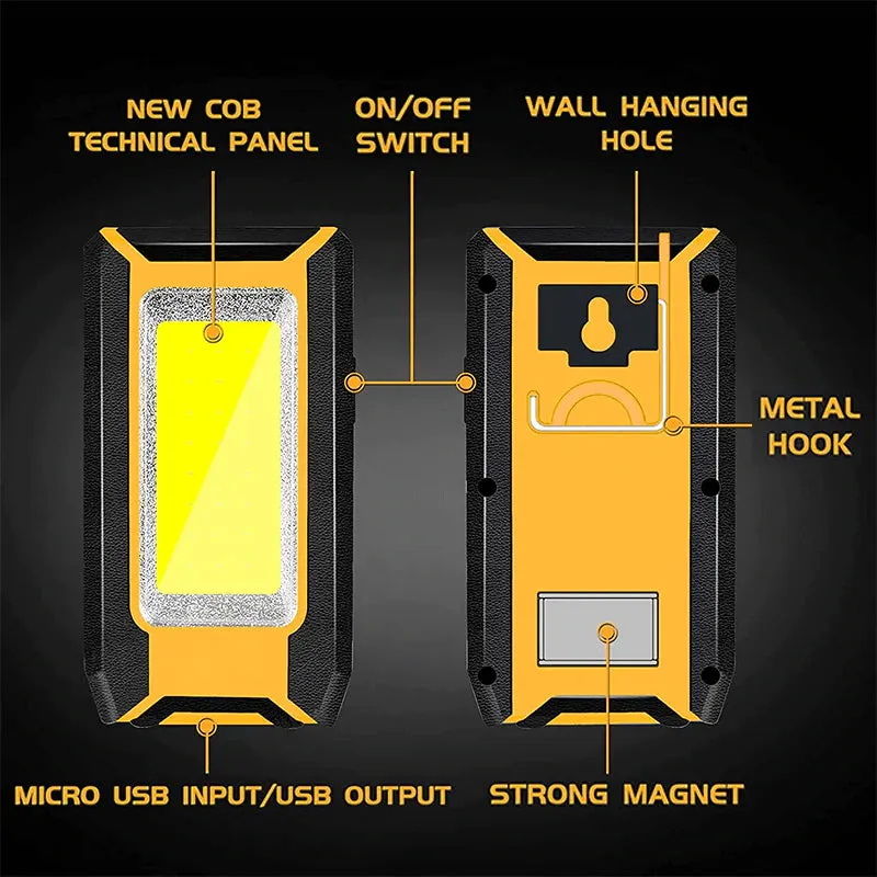 1500 Lumens LED Magnetic Work Light For Mechanics