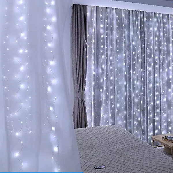 200 LED Curtain Light - White