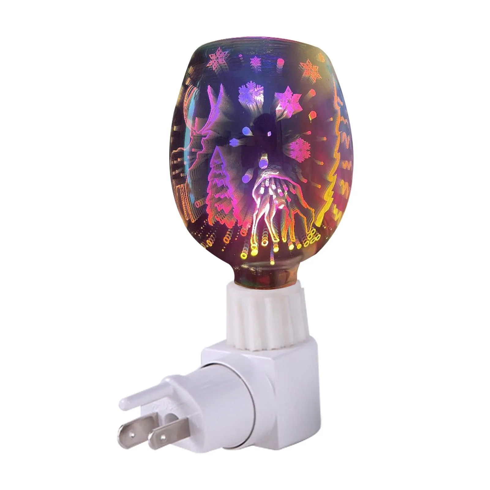 3D Wax Melting Lamp Cylinder Plug-In Aromatherapy Night Light