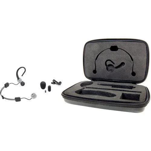 Audio-Technica BP892xCLM3 Omnidirectional Earset and Detachable Cable w/ cLM3 Connector - Black