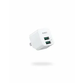 AUKEY Accel Ultra Compact USB Charger Dual USB Port