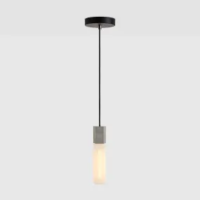 Basalt Single Pendant in Stainless Steel