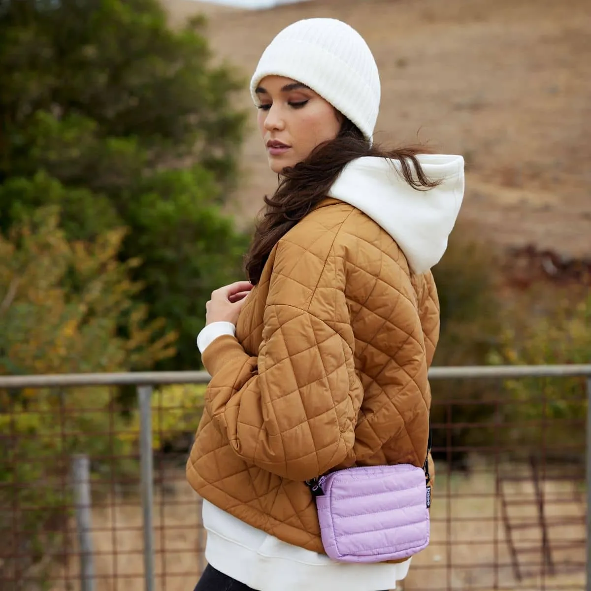 Base Cloud Collection - Mini Base Crossbody Bag - Lilac