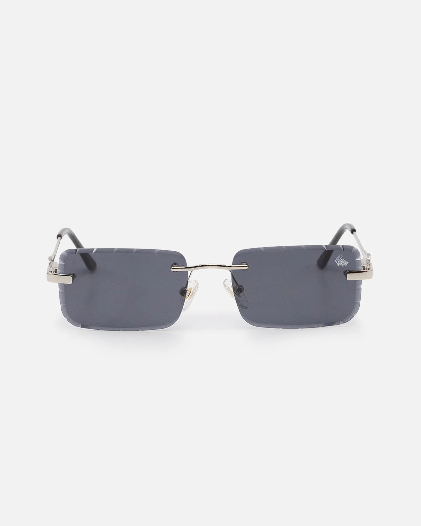 Belvoir & Co Diamond Cut Hampton Sunglasses Black/Silver