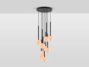 Charcoal grey cluster ceiling light