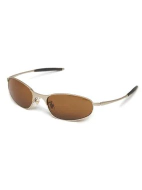 CHILLHANG Retro Y2K Cyber Sunglasses - Brown Lens