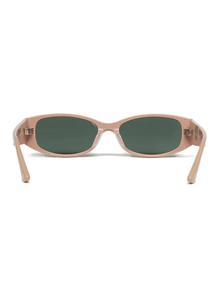 CHILLHANG Small Frame Square Beach Sunglasses - Pink Frame