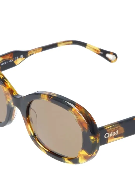 Chloé   Honoré round bio-acetate sunglasses 