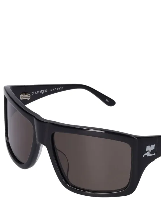 Courreges   Shock 2 squared acetate sunglasses 