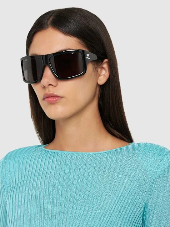 Courreges   Shock 2 squared acetate sunglasses 