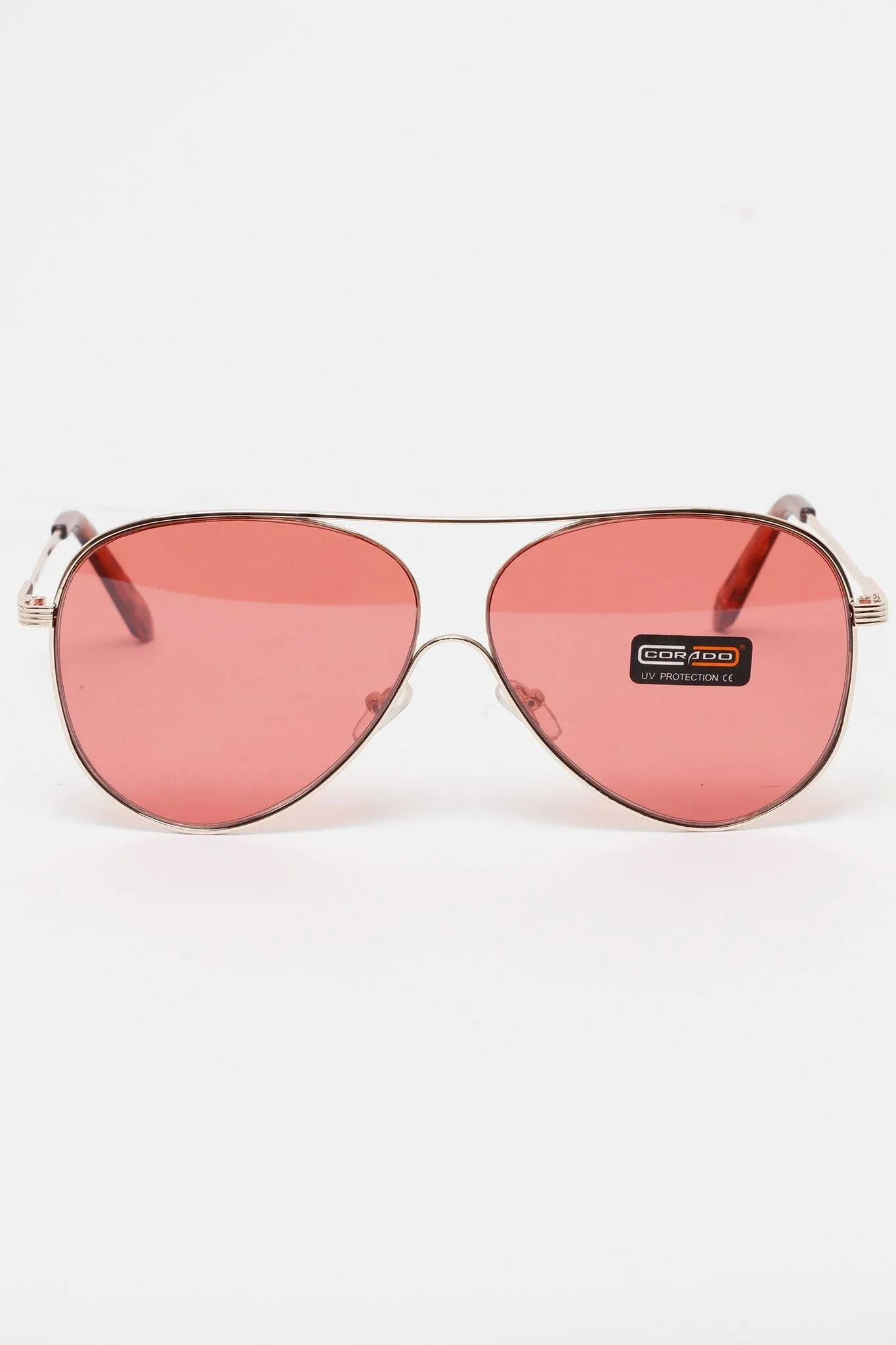 CRD SUNGLASS IN CLEAR RED