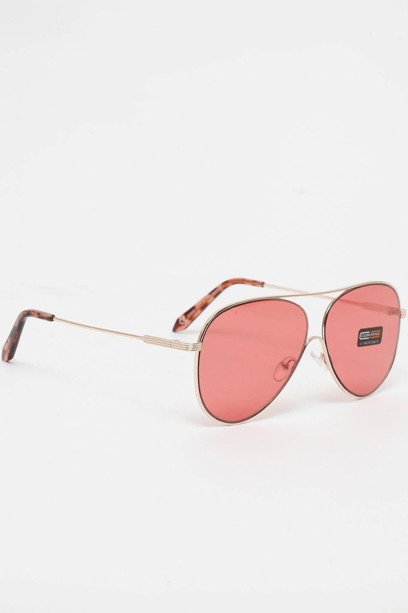 CRD SUNGLASS IN CLEAR RED