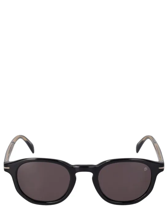 DB Eyewear by David Beckham   DB round acetate sunglasses 