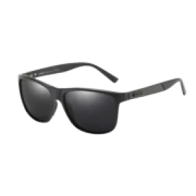 Dubery Polarized Sunglasses 100% UV Protection Black/Black D002 C1