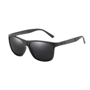 Dubery Polarized Sunglasses 100% UV Protection Black/Black D002 C1