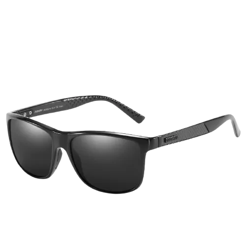 Dubery Polarized Sunglasses 100% UV Protection Sand Black/Black D002 C2