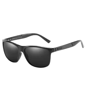 Dubery Polarized Sunglasses 100% UV Protection Sand Black/Black D002 C2