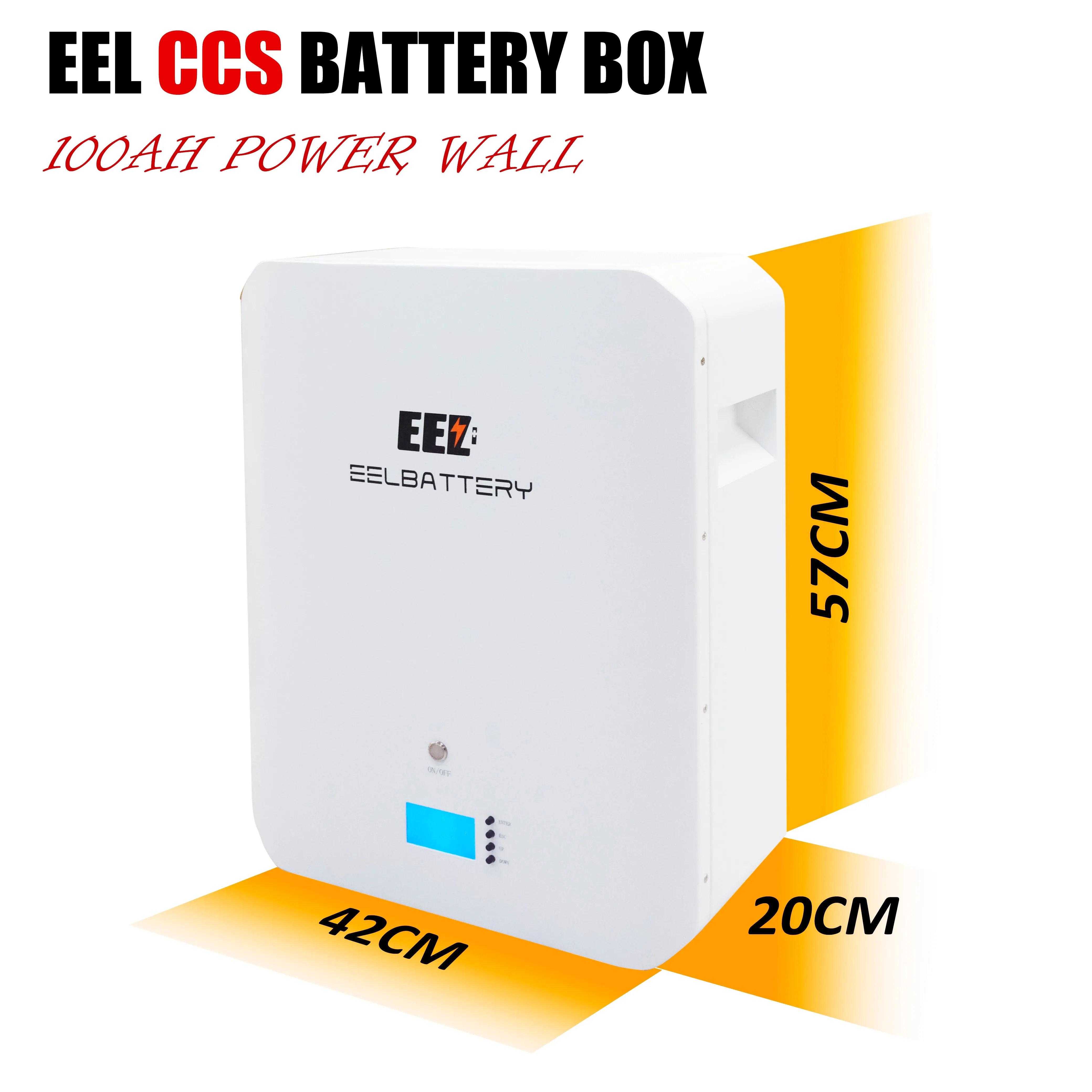 EEL 48V 16S Battery DIY CCS Module Box Kits with Bluetooth BMS Home Energy Storage ESS Type EU Stock