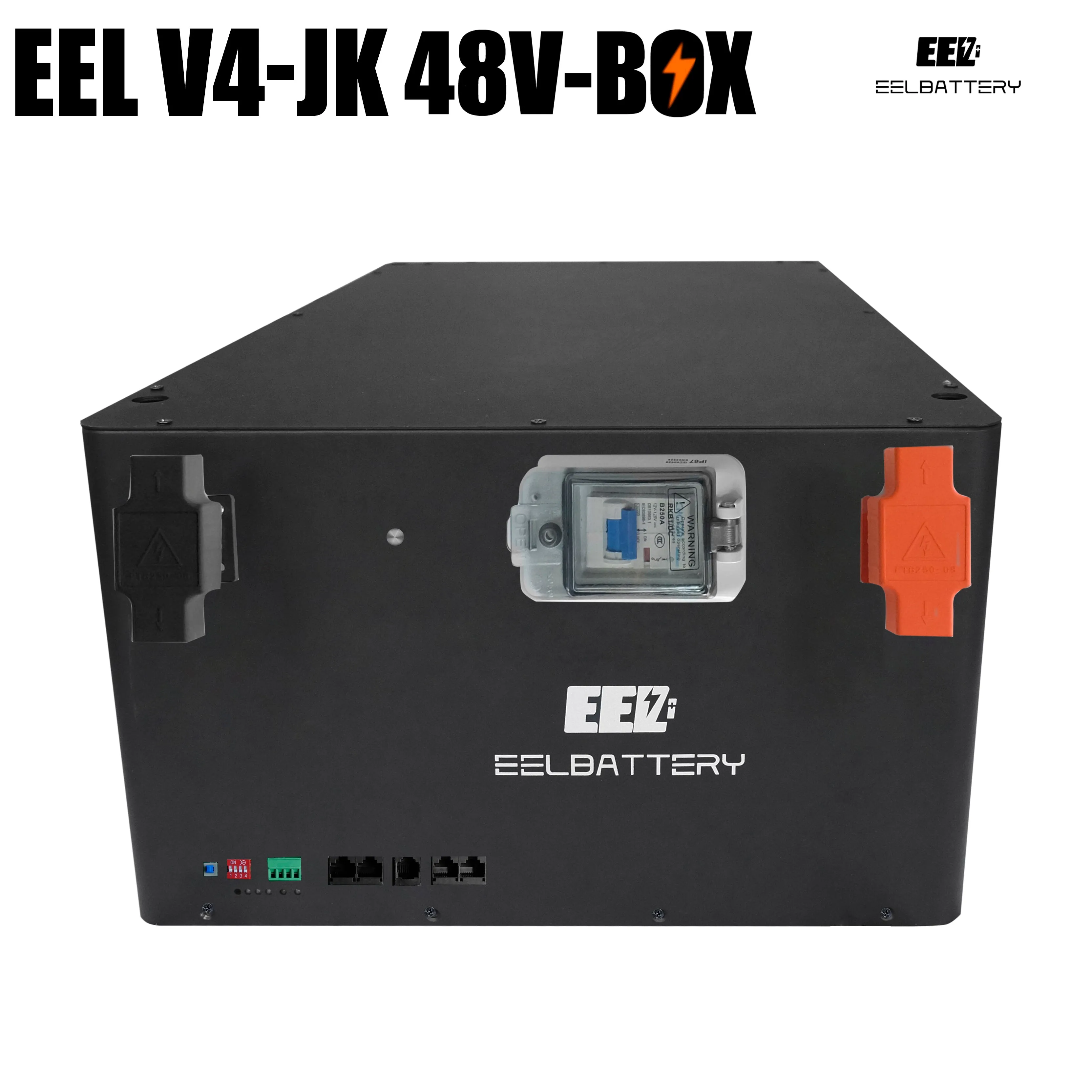 EEL 48V 16S Server Rack JK Battery Box DIY Kits with 200A BMS Energy Storage Stackable Type