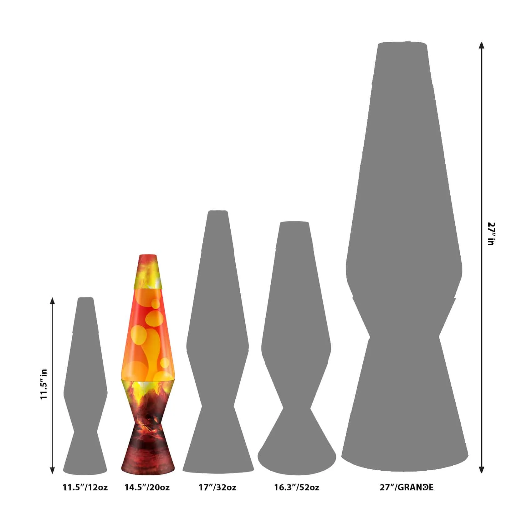 Erupting Crater Lava® Lamp