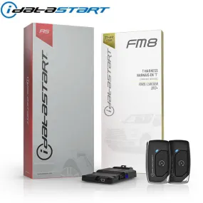 Firstech - iDatastart - Ford / Lincoln - HC1111A / HC2312AC - 1 Button Remote - Optional 1-Way / 2-Way - Keyless Remote Start System Kit - Up to 3000ft - FM8 T-Harness