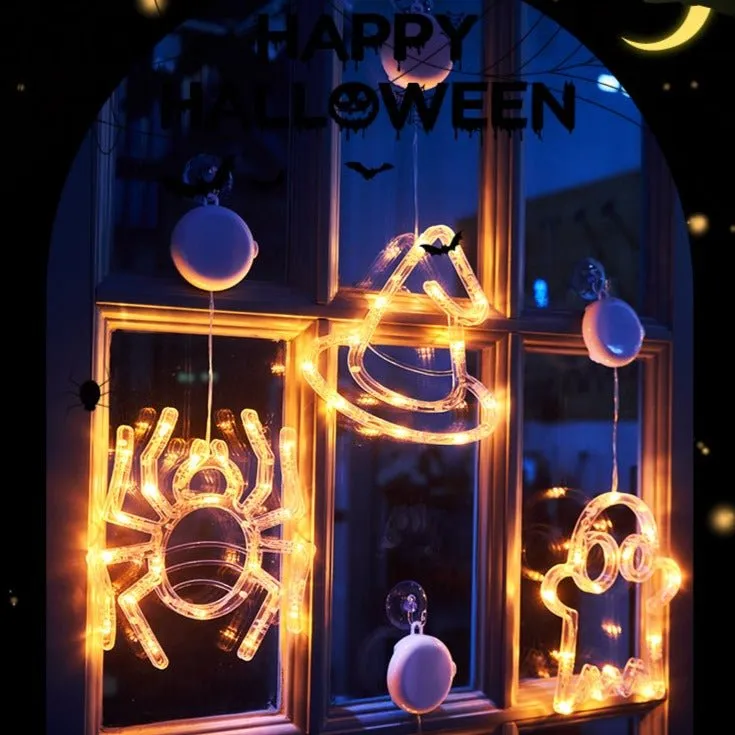 Halloween LED Lights Window Decor