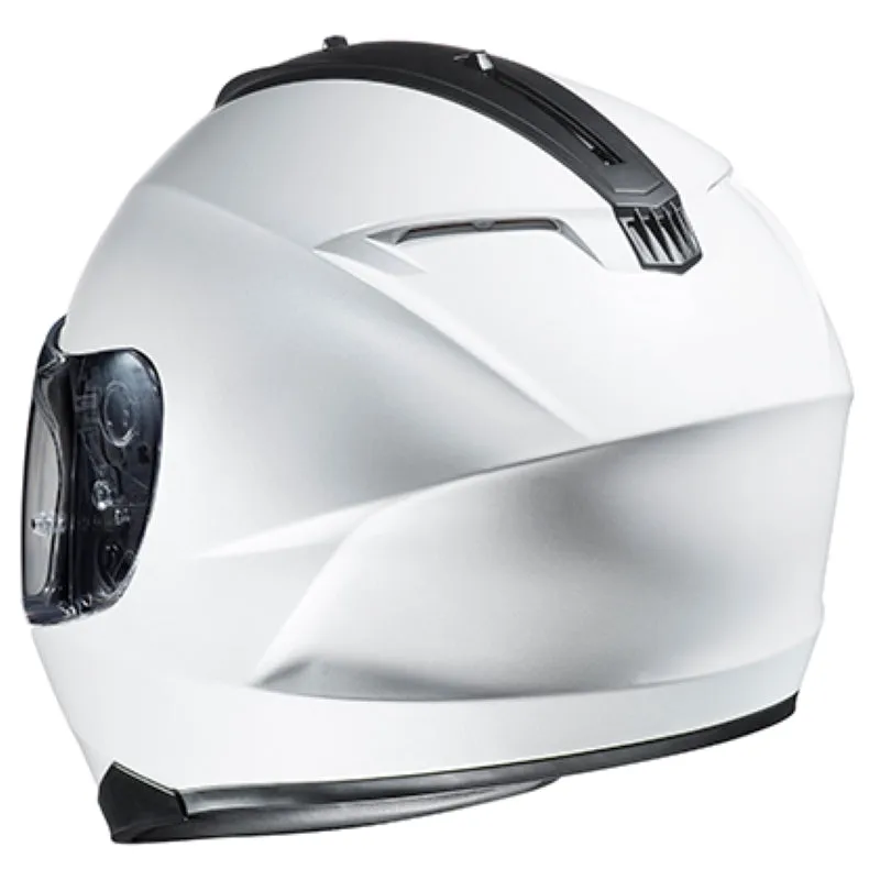 Premium HJC C70 Full Face Motorcycle Helmet - Sleek White Design, Enhanced Safety Features, Lightweight Comfort