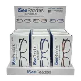 iSee Reader - Super Slim - Counter Pack of 18