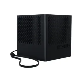 Kube 5W Portable BT 5.3V Speaker With In-Built Mic- Black (LBS-702)