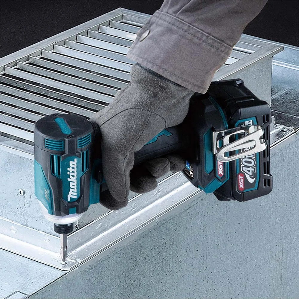 Makita TD001GM103 40V MAX XGT Li-Ion (4.0 Ah) 1/4” Impact Driver Kit with Brushless Motor