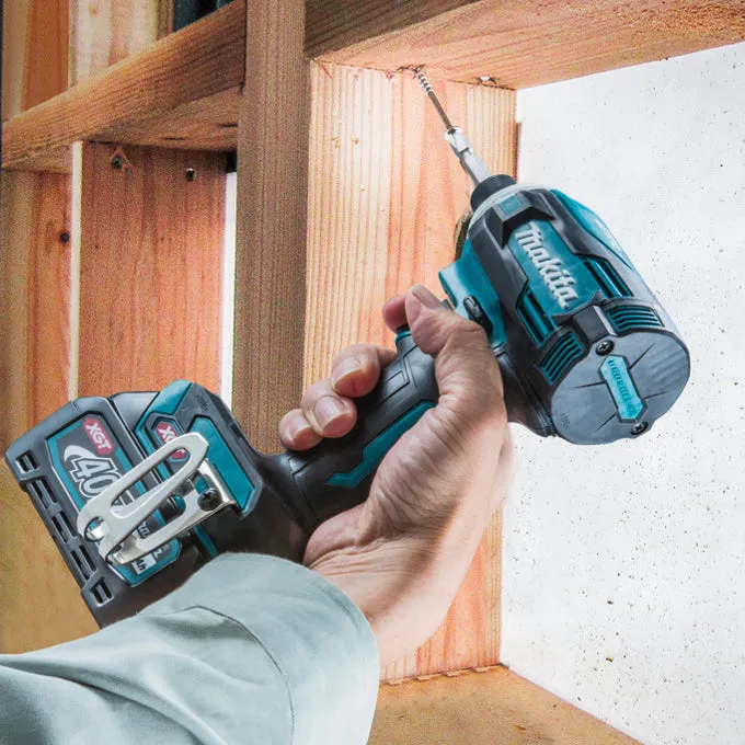 Makita TD001GM103 40V MAX XGT Li-Ion (4.0 Ah) 1/4” Impact Driver Kit with Brushless Motor