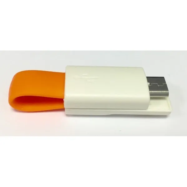 Micro USB Mini Magnetic Charging Cable for Android Smartphone (Dayglo Orange)