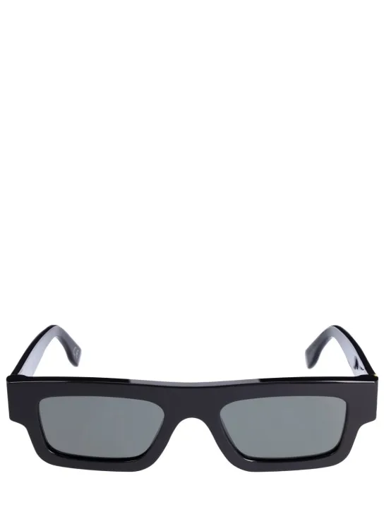 Retrosuperfuture   Colpo black squared acetate sunglasses 