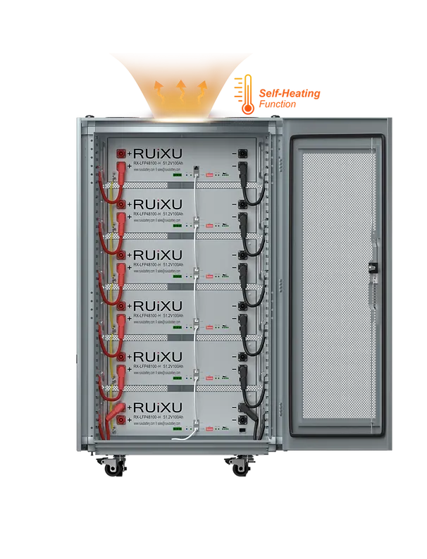 RUiXU Lithium Batteries Kits | 15kWH, 20kWH, 25kWH, 30kWH | Self-Heating