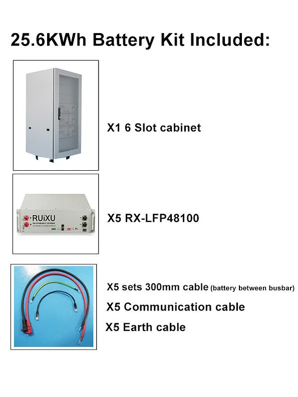 RUiXU Lithium Batteries Kits | 15kWH, 20kWH, 25kWH, 30kWH