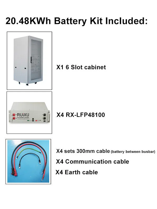 RUiXU Lithium Batteries Kits | 15kWH, 20kWH, 25kWH, 30kWH