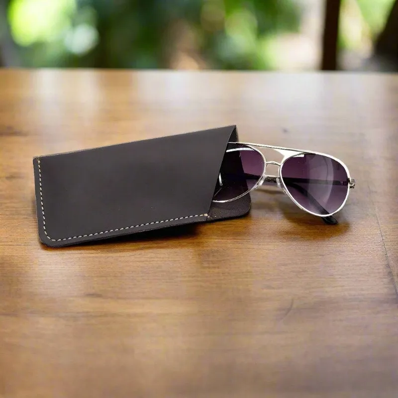 Slip In Leather Sunglass Sleeves