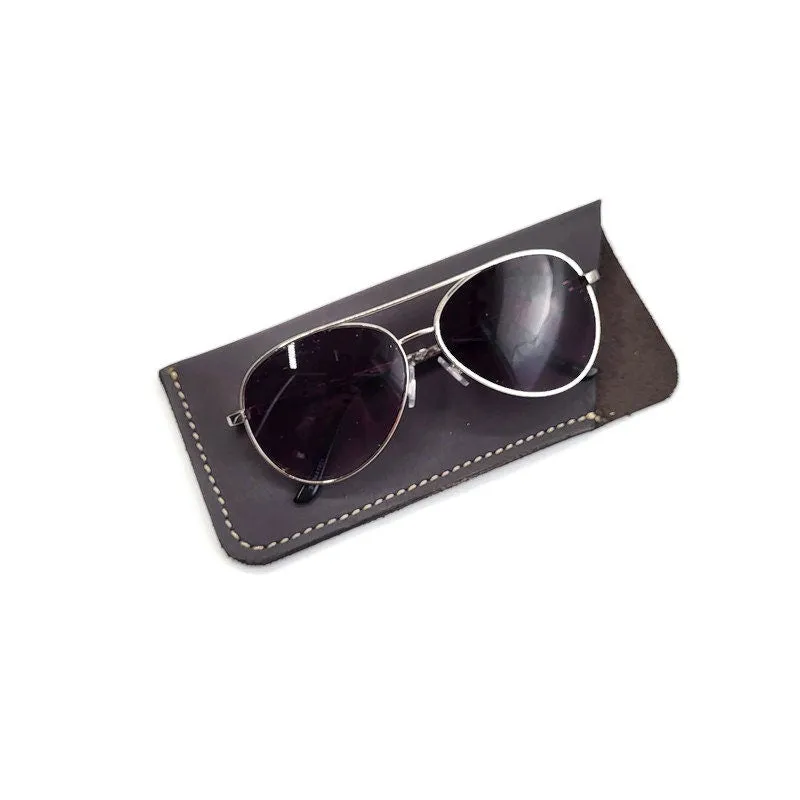 Slip In Leather Sunglass Sleeves