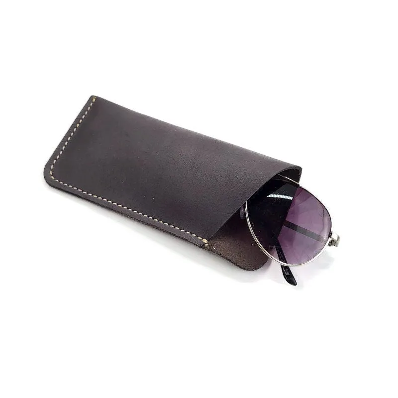 Slip In Leather Sunglass Sleeves