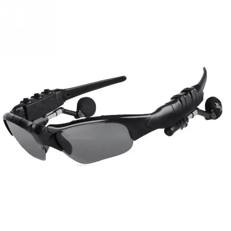 Stereo Earphones Wireless Headset with Mic Glasses Sunglasses for Driving Cycling Sports Noise Reduction Headphones