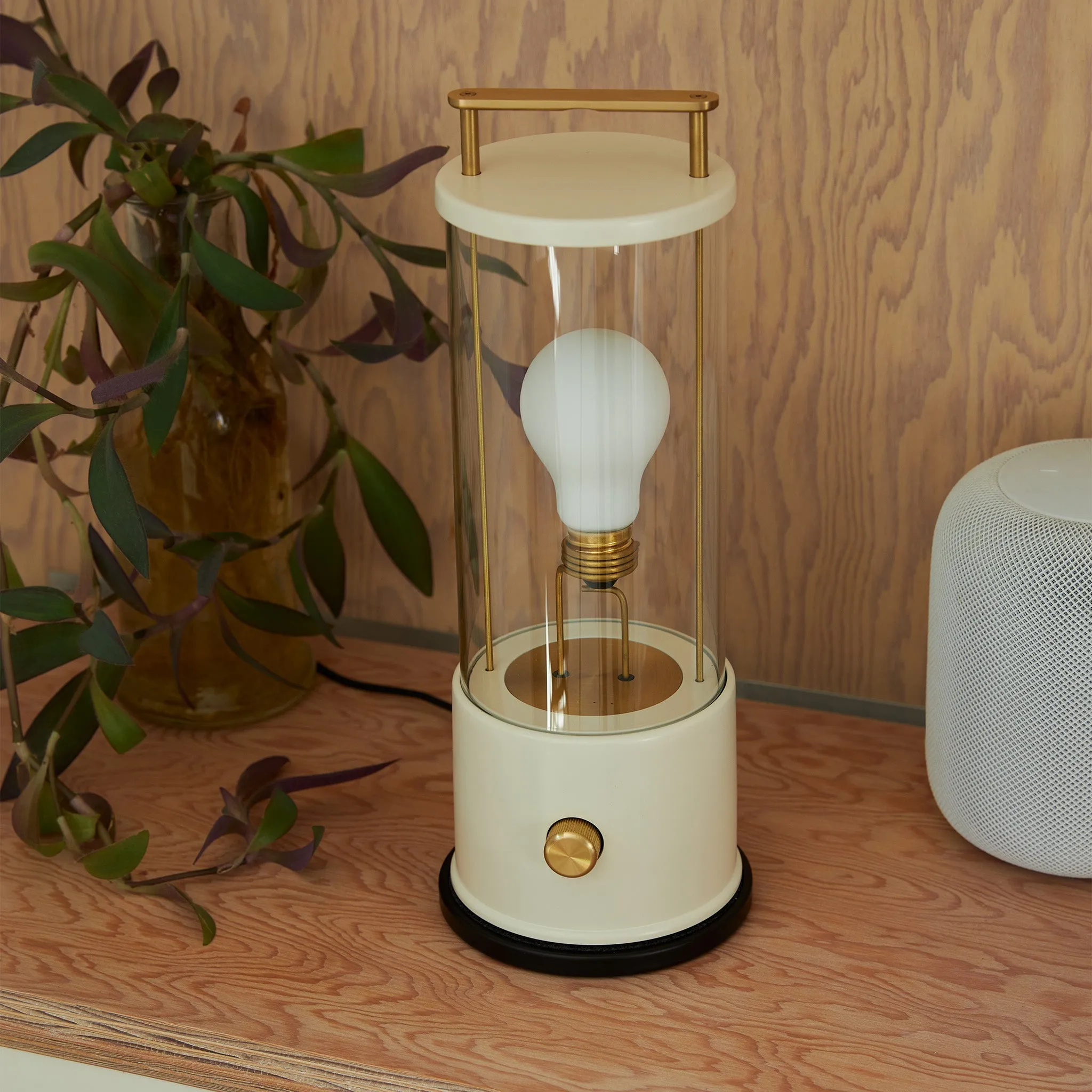 The Muse Portable Lamp in Candlenut White Bundle