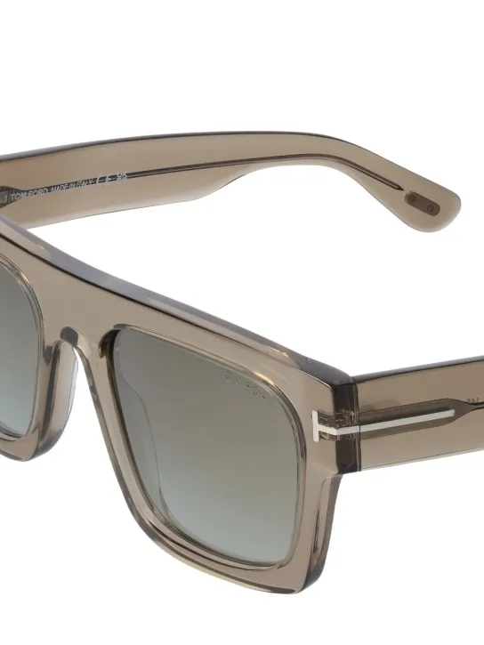 Tom Ford   Fausto squared acetate sunglasses 