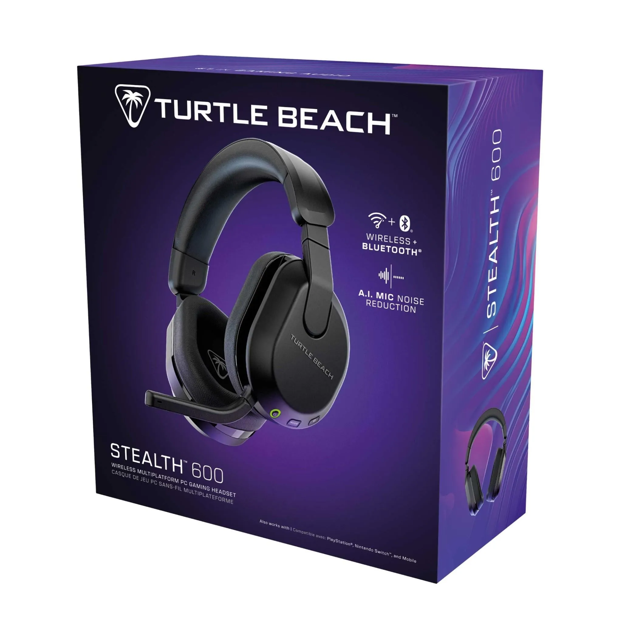 Turtle Beach Stealth 600 Wireless Gaming Headset for PC (Black)