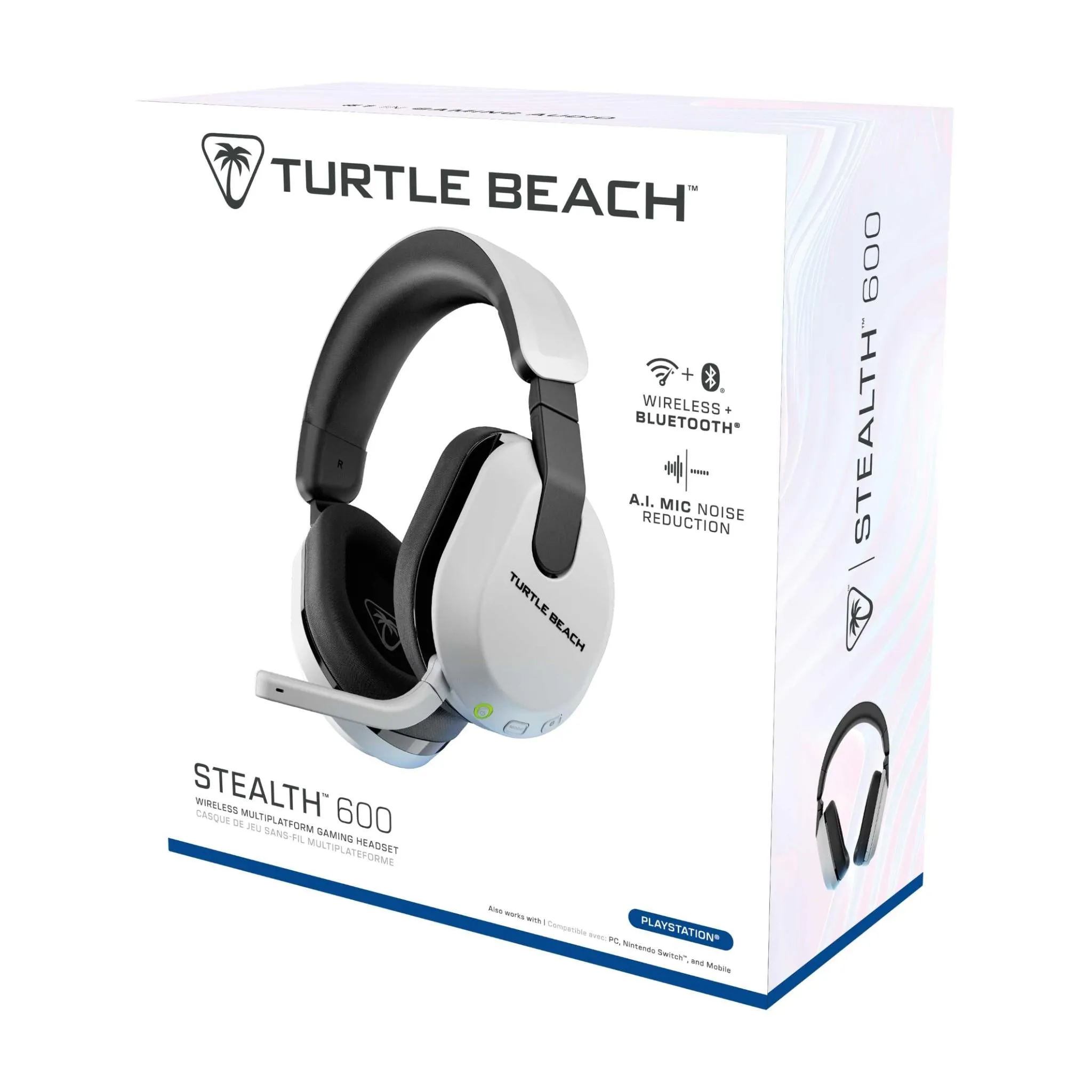 Turtle Beach Stealth 600 Wireless Gaming Headset for PlayStation (White)