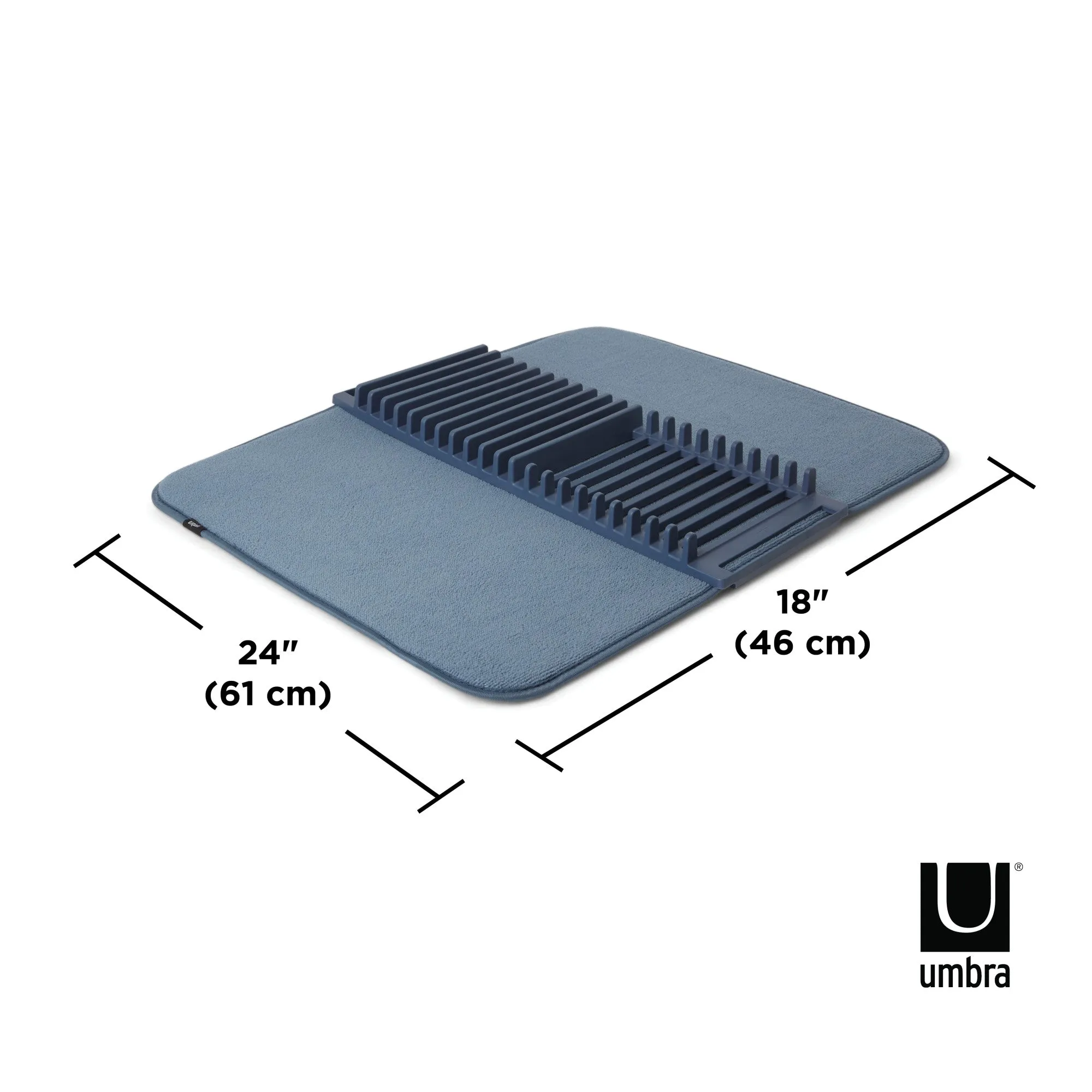 UDry Dish Drying Rack with Mat