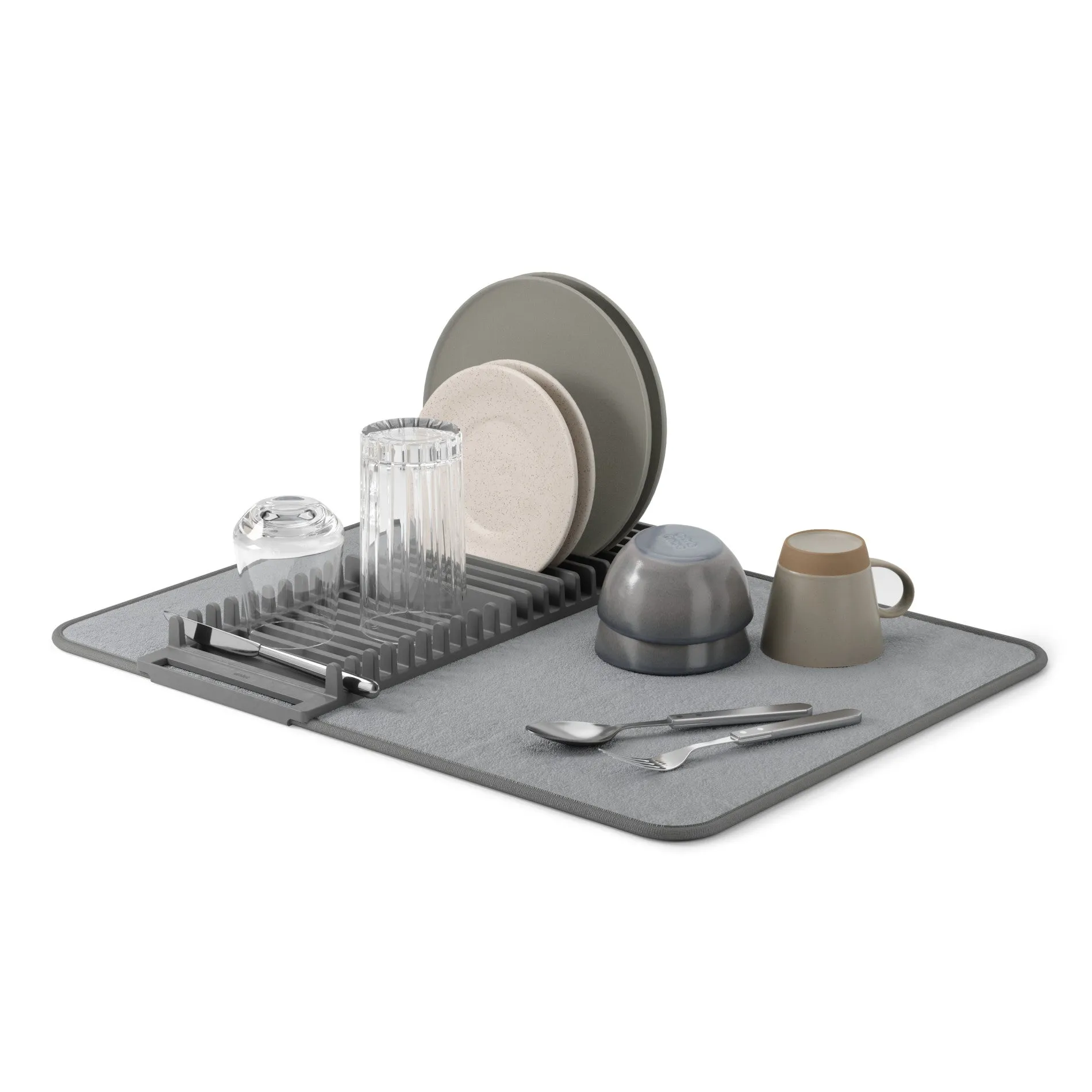 UDry Dish Drying Rack with Mat