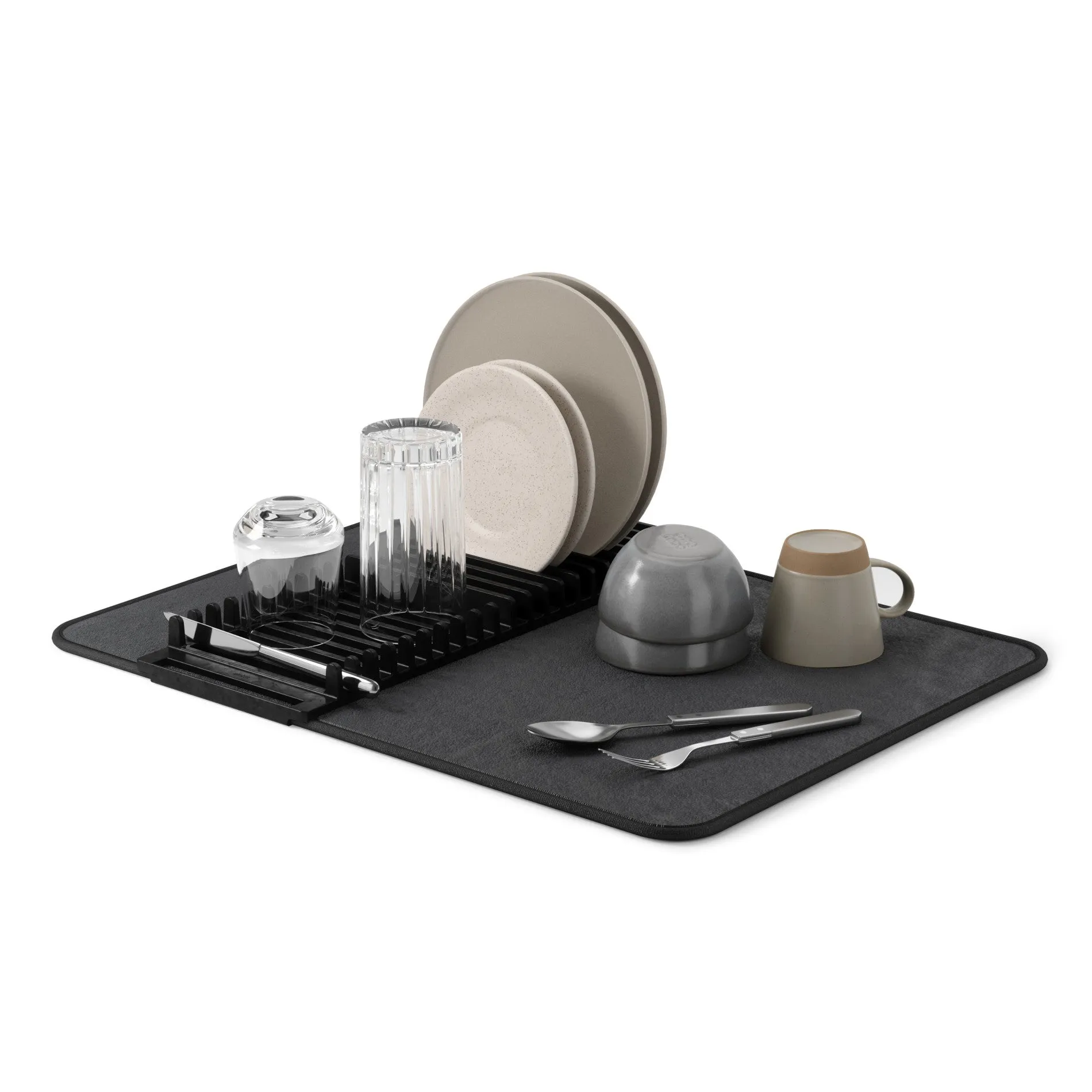 UDry Dish Drying Rack with Mat